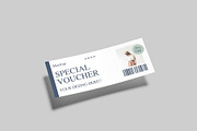 Gift Voucher Mockup, an Advertising Mockup by Graphiculon (Thumbnail 8 of 11)