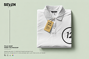Folded Collar T-Shirt Mockup, a Shirt Mockup by Se٧enStudio (Thumbnail 1 of 2)