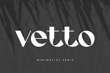 Vetto – Luxury Sans Serif Font