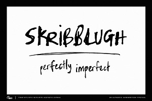 SKRIBBLUGH Font Family