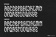 Vergaoh | All Caps Blackletter Font, a Blackletter Font by Denustudios (Thumbnail 10 of 12)