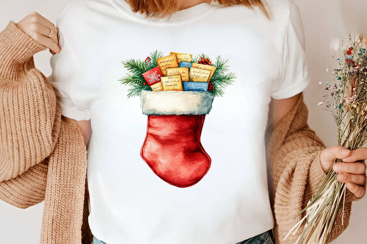 Christmas Stocking Clipart, an Illustration by Canvas Craft (Photo 4 of 7)