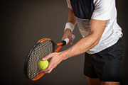 Tennis Player Holding Ball, a Sports & Recreation Photo by Davizro's Market (Thumbnail 2 of 2)