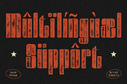 Sazzle Vintage, a Blackletter Font by Craft Supply Co. (Thumbnail 5 of 8)