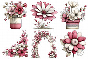 Watercolor Spring Clipart Png Bundle, an Illustration by Daily.Designs (Thumbnail 7 of 8)