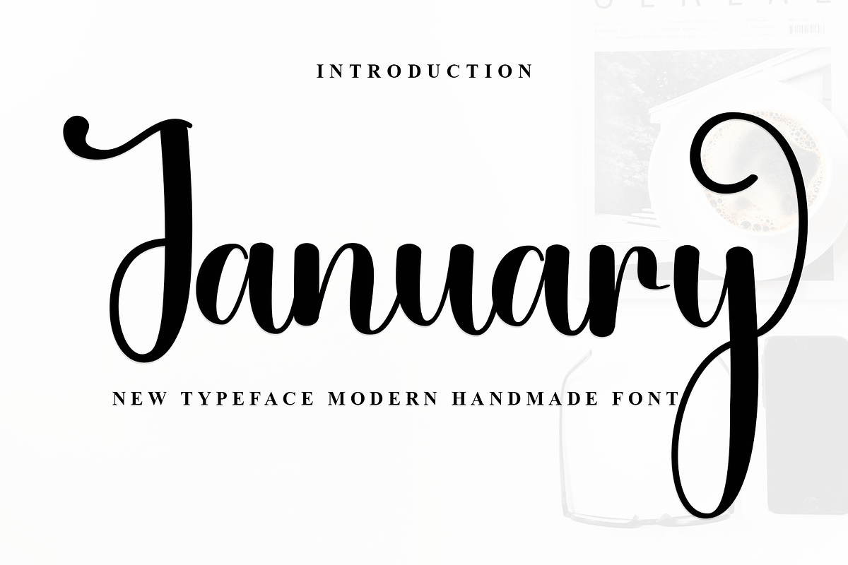January, a Handwritten Font by InermediaSTUDIO (Photo 1 of 8)