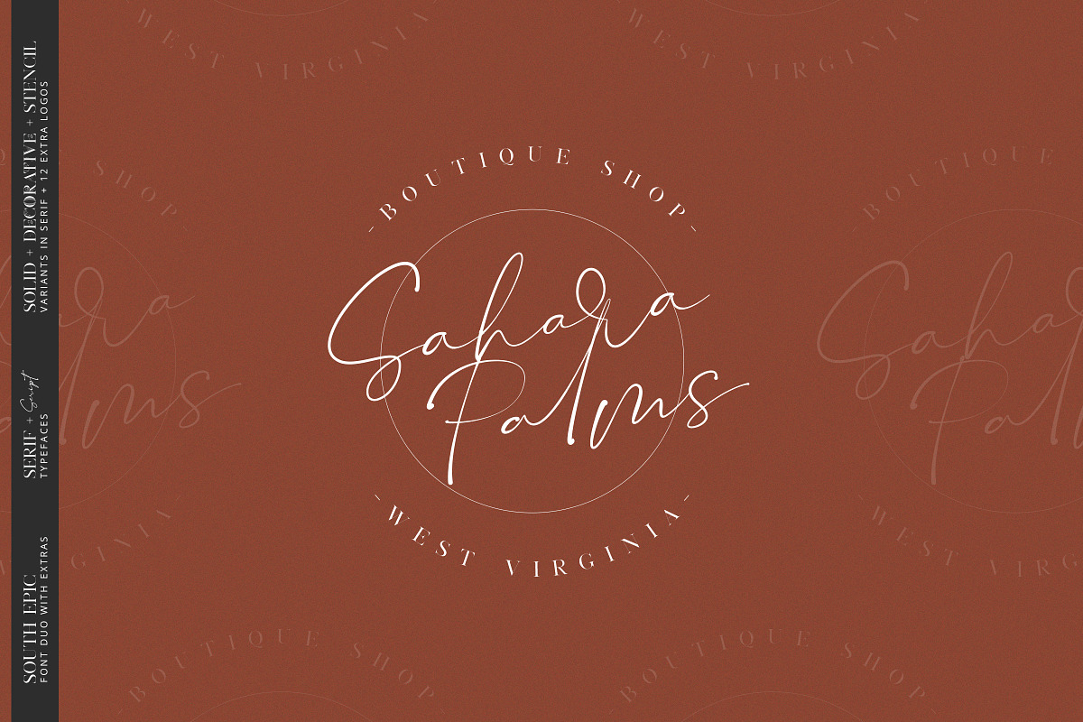 South Epic Dream Font Duo + Logos, a Serif Font by SNIPESCIENTIST (Photo 12 of 32)