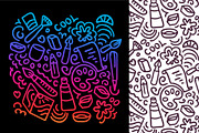Doodle seamless pattern, a Pattern Graphic by MalinaShop (Thumbnail 2 of 4)