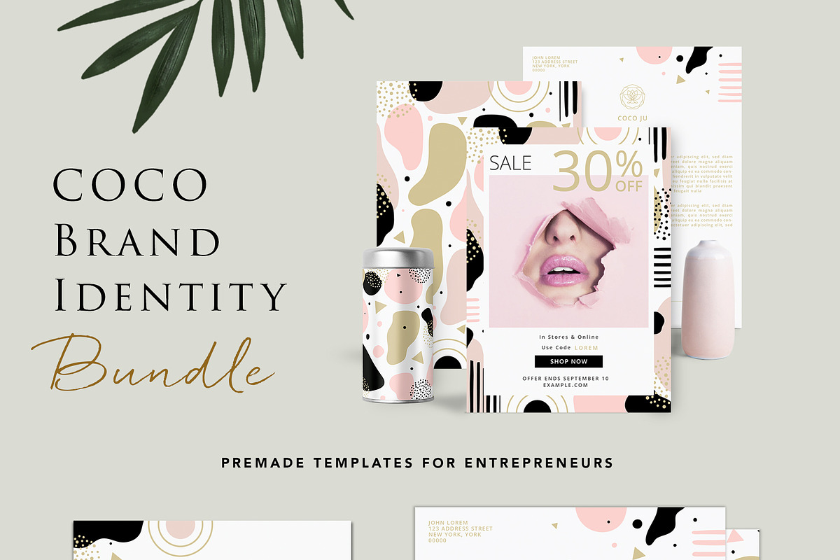 Business Branding kit – COCO, a Stationery Template by Pixejoo (Photo 10 of 10)