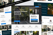 Pressure Washing Squarespace Website, a Squarespace Template by Template Twist Shop (Thumbnail 1 of 10)