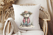 Whimsical Summer Teddy Bear Clipart, an Illustration by OK Design (Thumbnail 5 of 6)