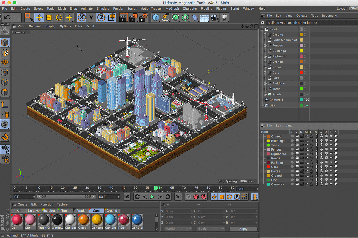 Low Poly Megapolis City Pack 1, an Architecture 3D Model by Anton Moek (Photo 11 of 13)