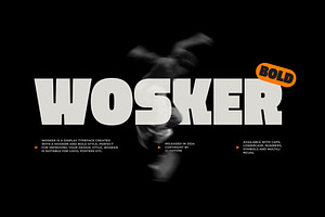 Wosker - Bold Font