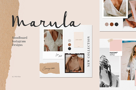 Marula - Moodboard Instagram Designs