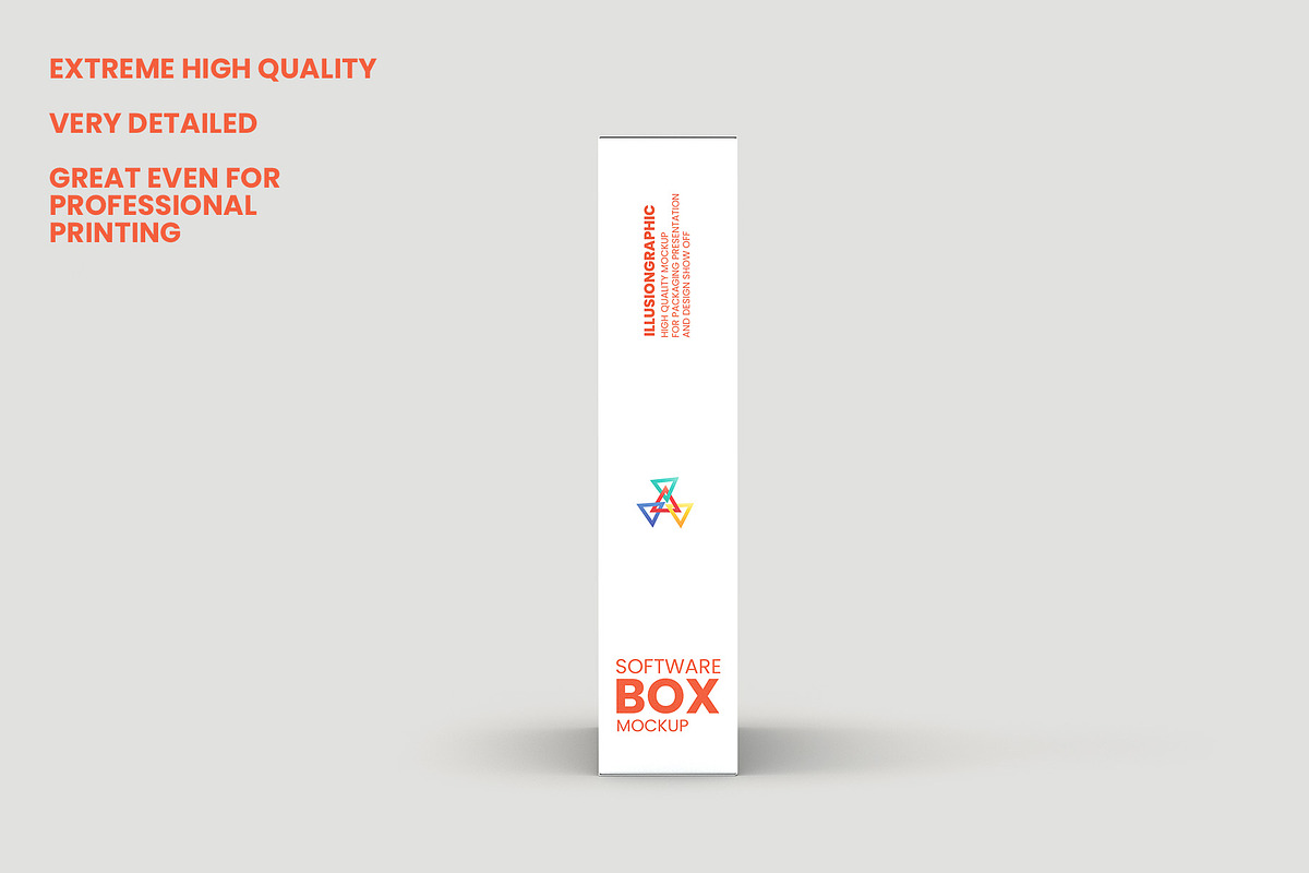 Software Box Mockup v.3 - 11 Views, a Packaging Mockup by Illusiongraphic (Photo 4 of 23)