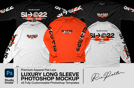 Rue Porter Long Sleeved Mockup, a Hoody Mockup by Studio Innate