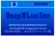 ocean, a Font by weknow (Thumbnail 5 of 5)