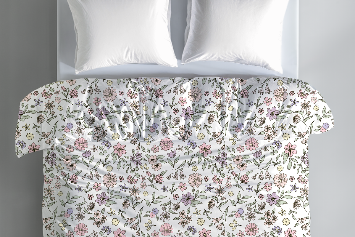 Lilac Meadow Seamless Pattern, a Pattern Graphic by OwlAndFern (Photo 2 of 14)