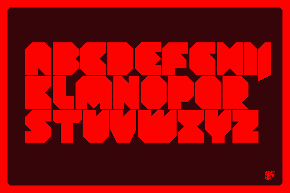 BLOB | Round + Square | 2 Fonts, a Sans Serif Font by Superfried Font Shop (Photo 8 of 10)