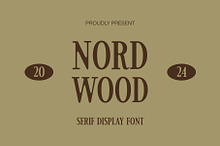 Nord Wood - Serif Display Font