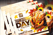 Thanksgiving Flyer Template, a Flyer Template by MithilaCreation (Thumbnail 5 of 6)