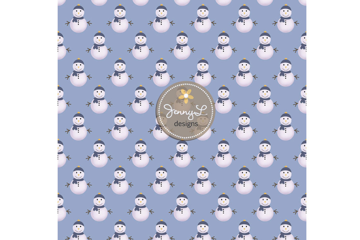 Winter Digital Papers, a Pattern Graphic by JennyL Designs (Photo 4 of 4)
