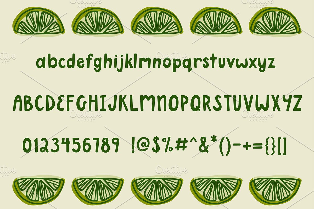 Key Lime Sweet Sans Serif Font, a Font by Kellie Jayne Studio (Photo 2 of 6)