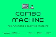 Combo Machine - Pixel Typeface, a Sans Serif Font by alpercakici (Thumbnail 1 of 22)