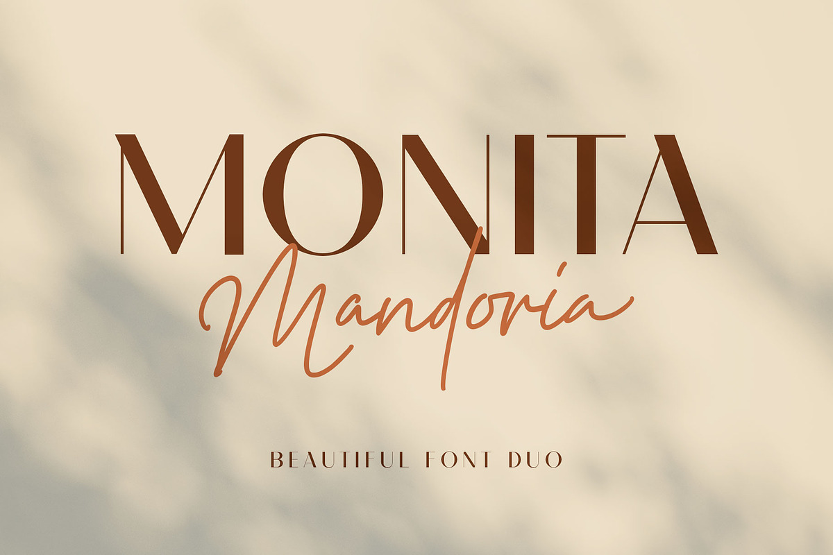 Monita Mandoria, a Font by Novitype (Photo 1 of 15)