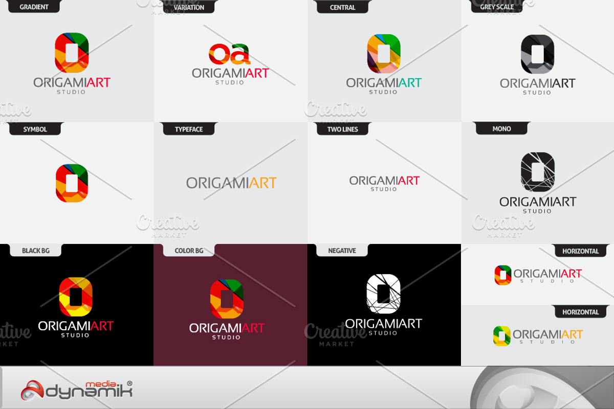 Origami Art - Logo Template, a Branding & Logo Template by DynamikMedia (Photo 2 of 5)