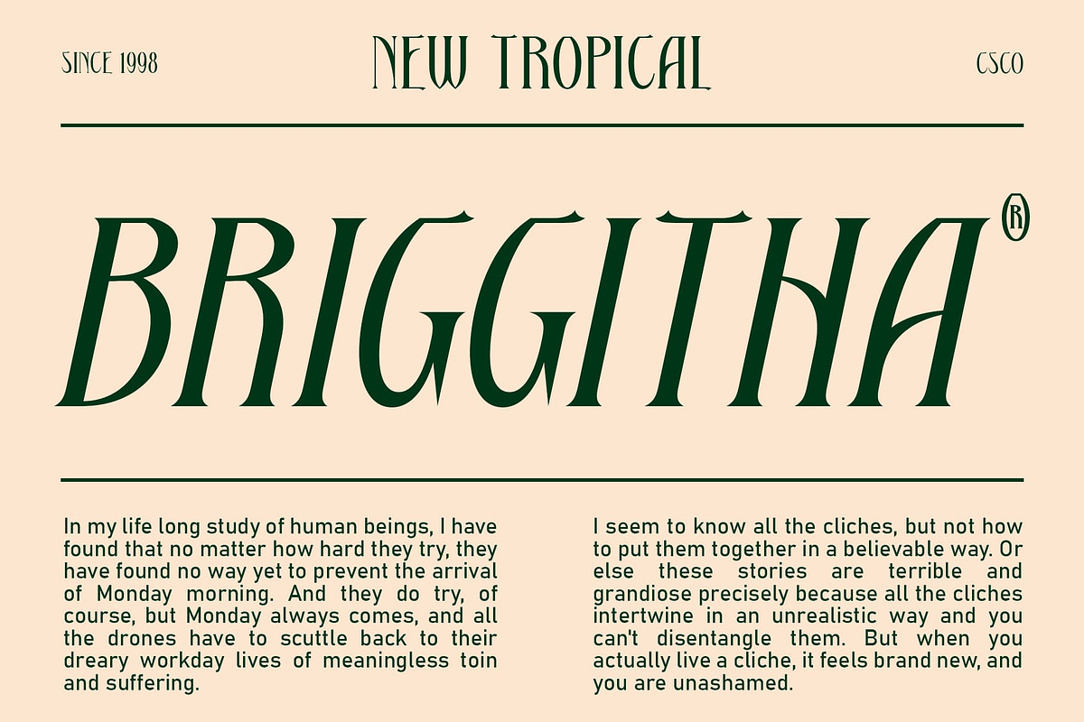 Dallen – Serif Font, a Serif Font by Craft Supply Co. (Photo 4 of 8)