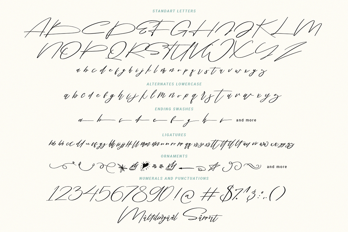Bisqootte | Modern Calligraphy Font, a Script Font by Ardana Creative (Photo 13 of 14)