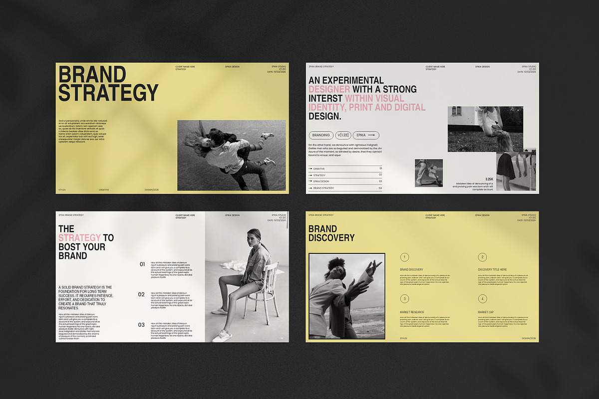 EPIKA - Brand Strategy Presentation, a Presentation Template by CreativexGenius (Photo 7 of 11)