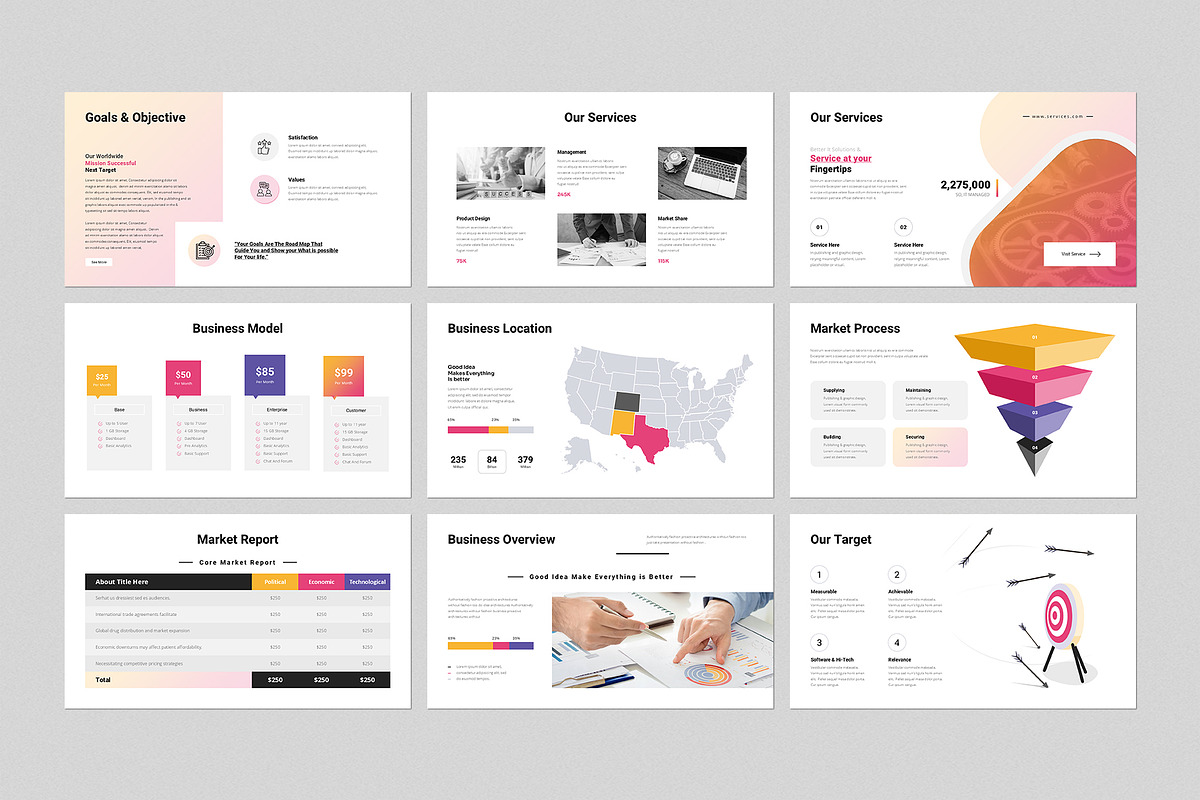 Business Plan Presentation Template, a Presentation Template by GenerousArt (Photo 2 of 8)