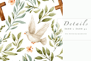 Christian Pattern Seamless, a Decorative Illustration by Pati Charm Studio (Thumbnail 3 of 7)