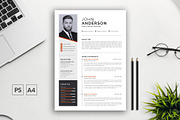 Resume / CV Template, a Resume Template by Abdul Studio (Thumbnail 1 of 5)
