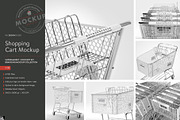 Shopping Cart Branding Mockup, a Product Mockup by INCDesign (Thumbnail 13 of 14)