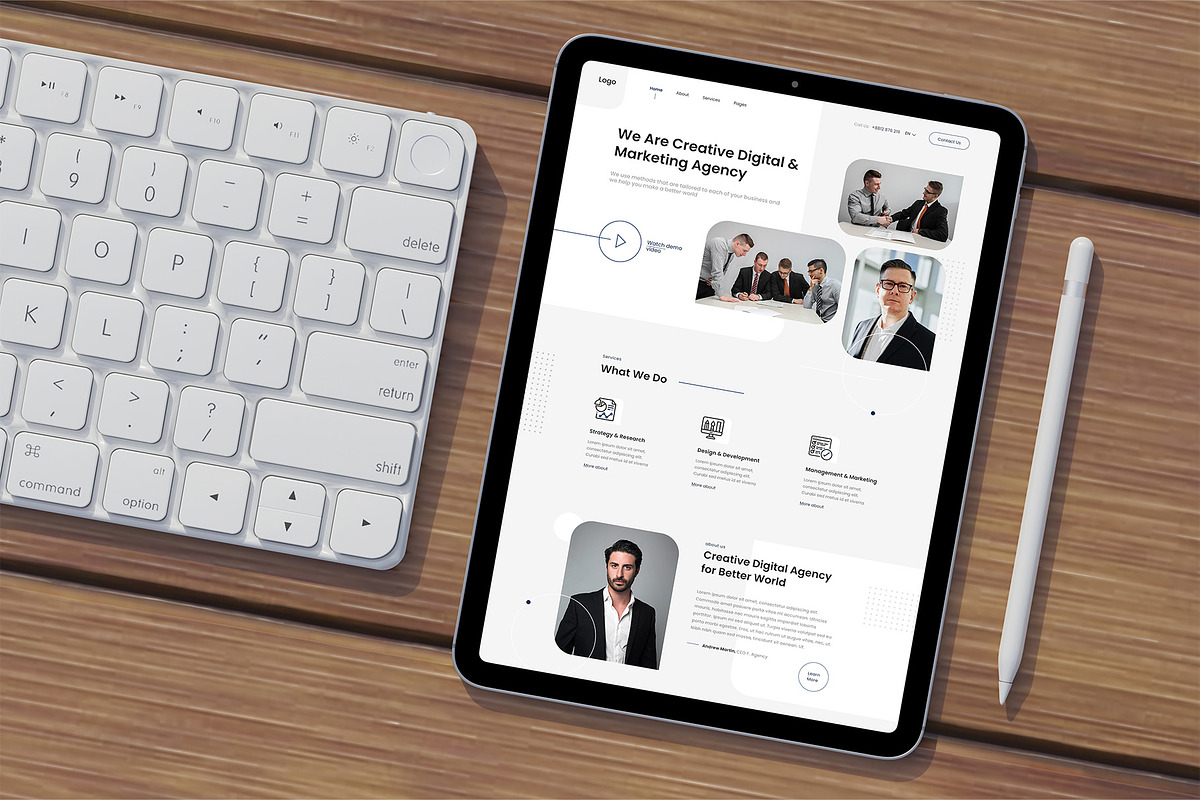 iPad Tablet Mockup Bundles, an iPad Mockup by Graphic Aesthetic (Photo 16 of 25)