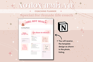 Notion Coaching Planner Template