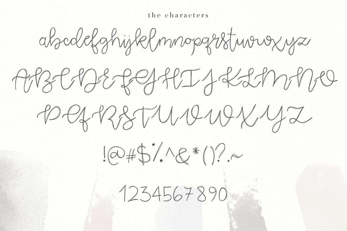 Blooming - Handwritten Font, a Handwritten Font by KA Designs (Photo 6 of 6)
