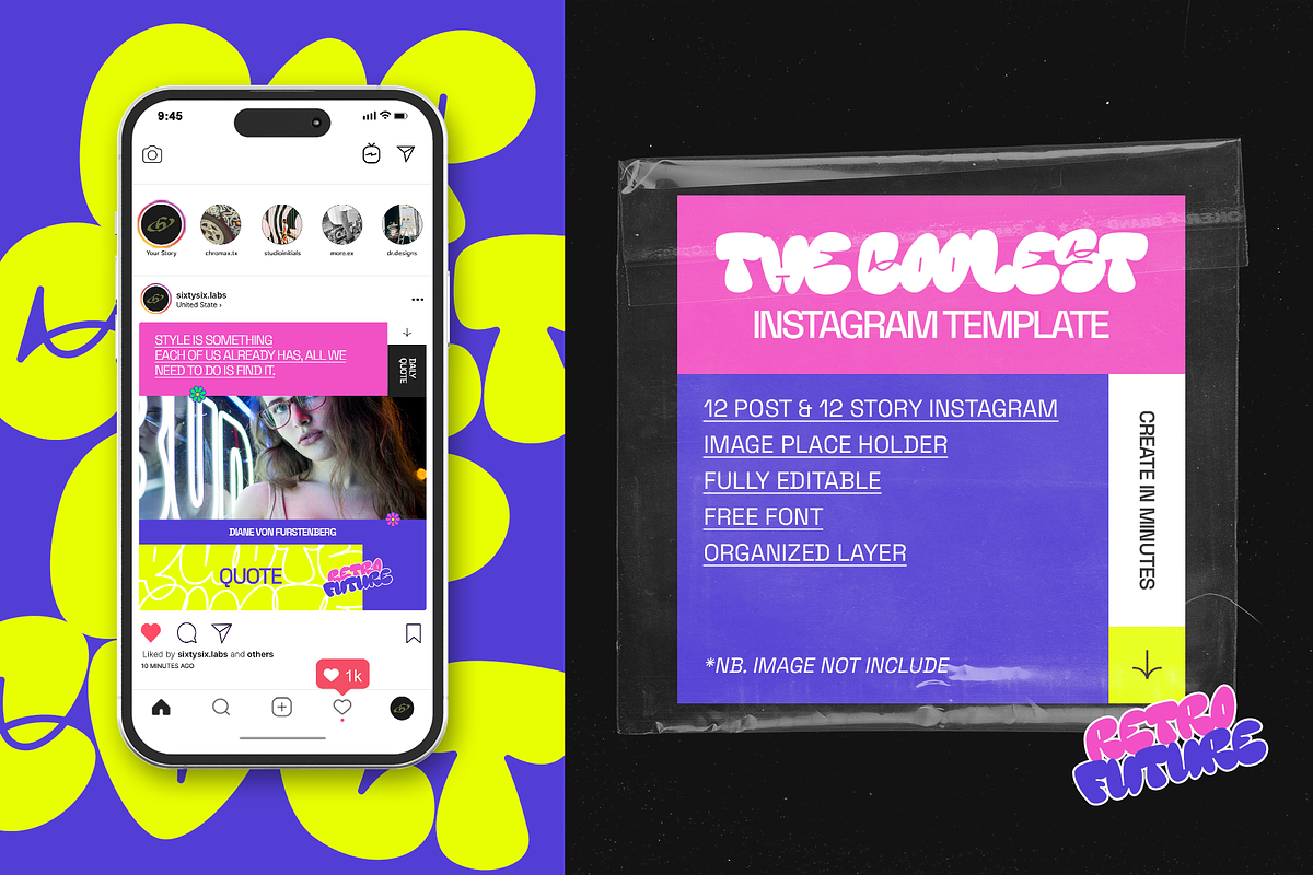 Pop Cult - Instagram Template, a Social Media Template by Sixtysix Labs (Photo 2 of 6)