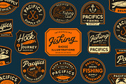 Fishing Badge, an Illustration by Skilline Supply Co. (Thumbnail 1 of 10)