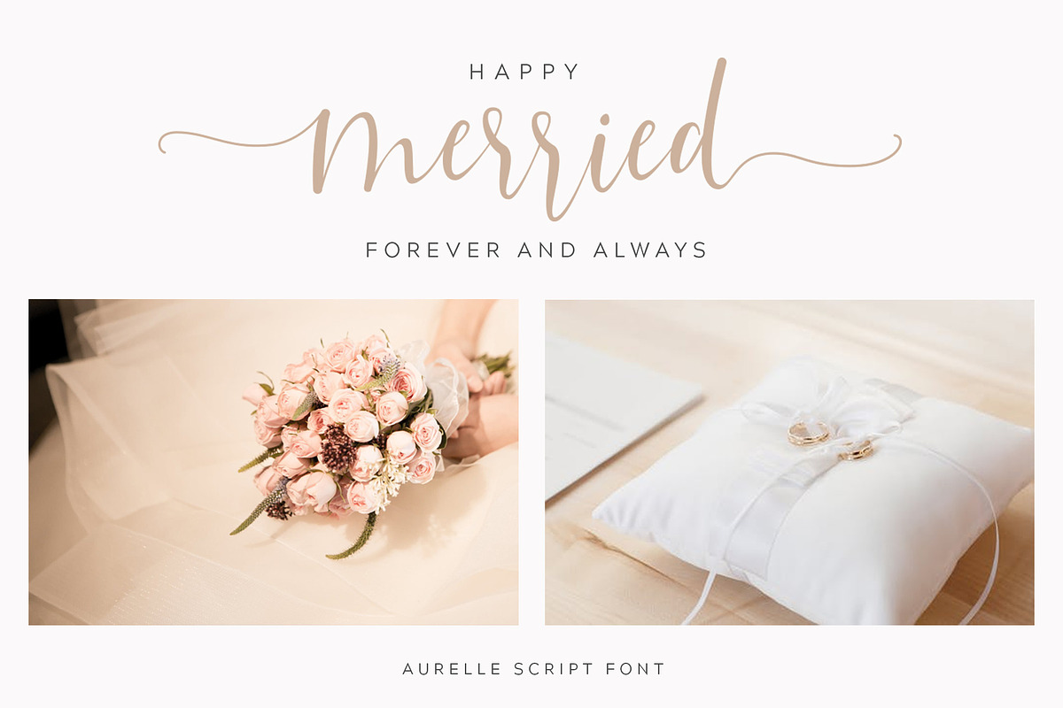 Aurelle Script Font preview 6