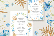Delicate Wildflower Wedding set, an Invitation Template by Artberriez (Thumbnail 5 of 5)