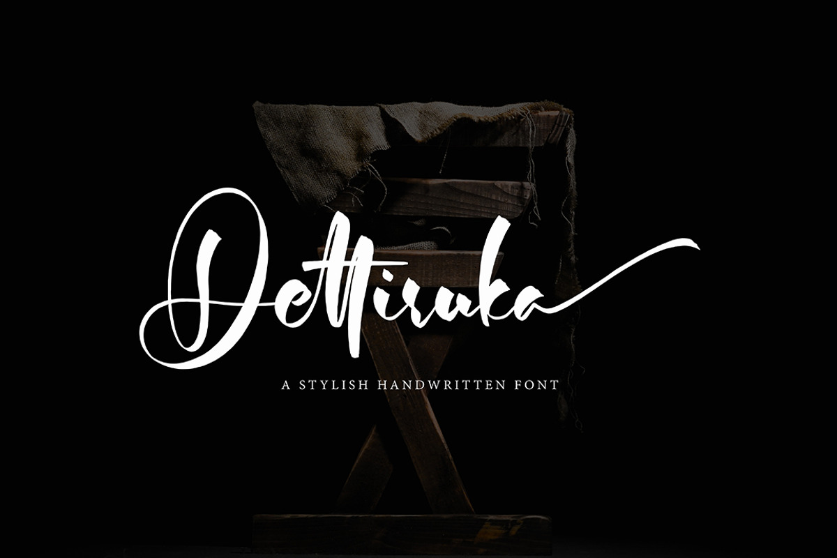 Dettiruka Stylish Handwritten