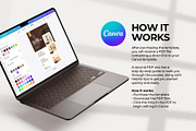 A4 Product Flyer Template Canva PSD, a Flyer Template by Vintage Impressions (Thumbnail 3 of 6)