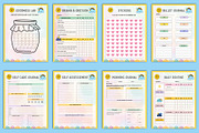 Editable Kids Daily Journal Canva, a Stationery Template by Designmela01 (Thumbnail 4 of 5)