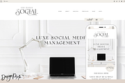Wix Website - 5th Avenue Social, a Wix Template by Design Pixie (Thumbnail 1 of 7)