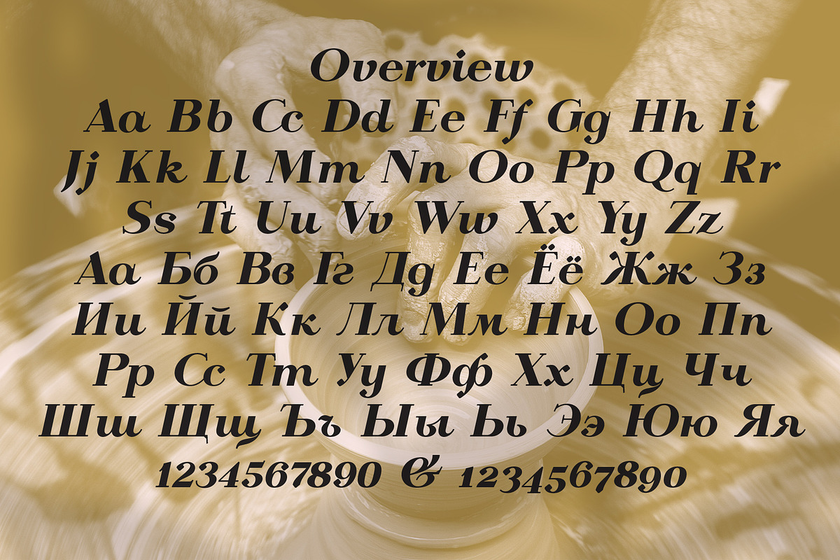 Calmius EB Italic preview 4