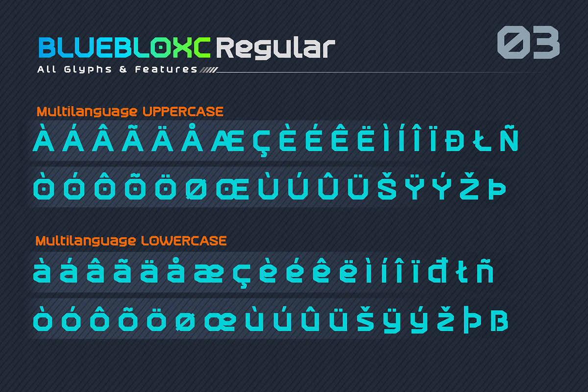Blue Bloxc, a Sans Serif Font by BBtypeStudios (Photo 14 of 17)